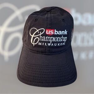 The Game Blue US Bank Championship Milwaukee Hat Cap Adjustable Slide Back